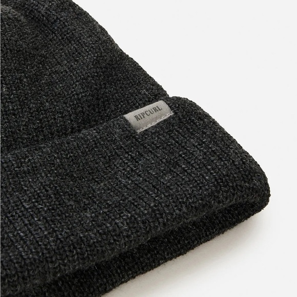 Rip Curl Charcoal Knit Beanie - Picture 3 of 4